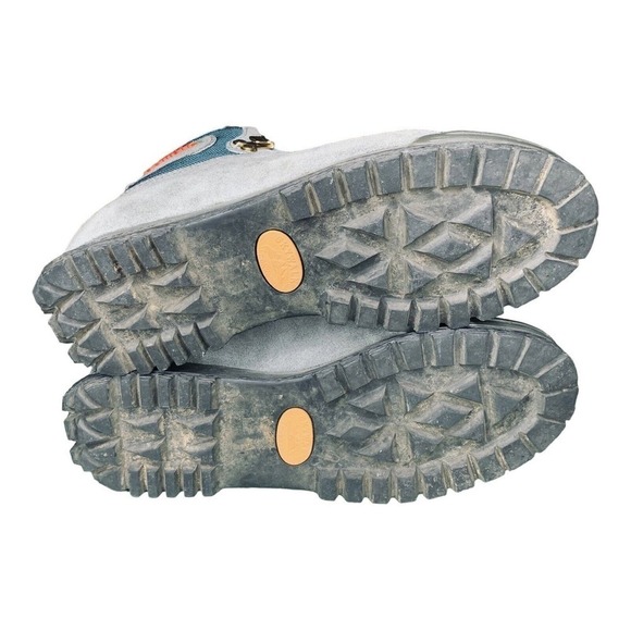 Tecnica Skywalk Trekking Gray Suede Hiking Boots Mens 6 Womens 7 VTG 90s main image 6